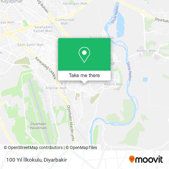 100 Yıl İlkokulu map