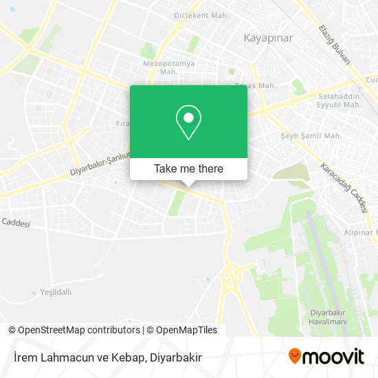 İrem Lahmacun ve Kebap map