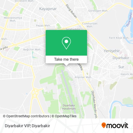 Diyarbakır VIP map