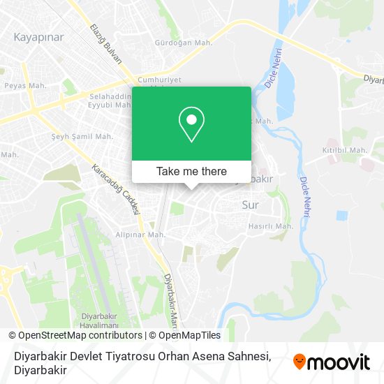 Diyarbakir Devlet Tiyatrosu Orhan Asena Sahnesi map