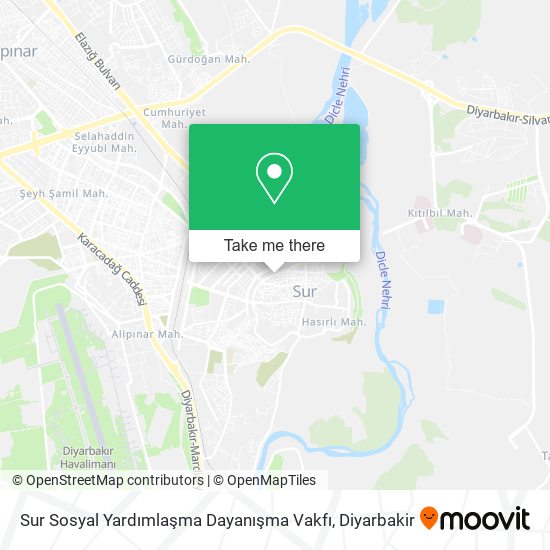 Sur Sosyal Yardımlaşma Dayanışma Vakfı map