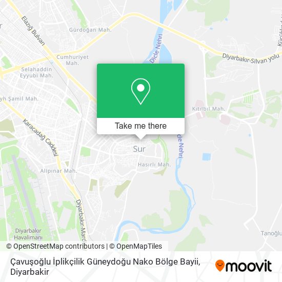 Çavuşoğlu İplikçilik Güneydoğu Nako Bölge Bayii map