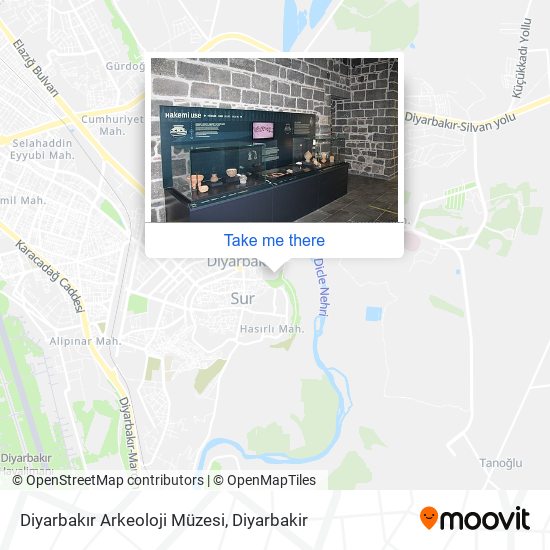 Diyarbakır Arkeoloji Müzesi map