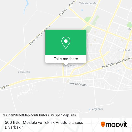 500 Evler Mesleki ve Teknik Anadolu Lisesi map