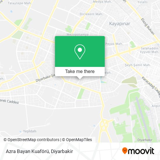 Azra Bayan Kuaförü map