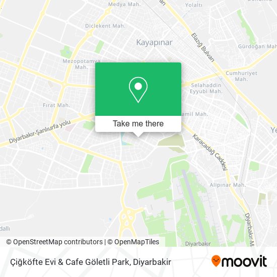 Çiğköfte Evi & Cafe Göletli Park map