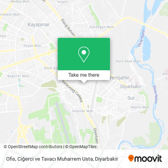 Ofis, Ciğerci ve Tavacı Muharrem Usta map