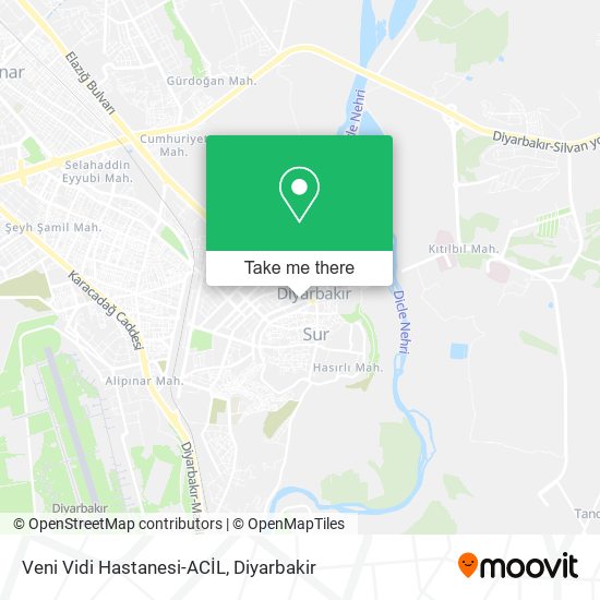 Veni Vidi Hastanesi-ACİL map