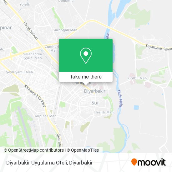 Diyarbakir Uygulama Oteli map
