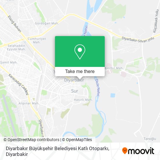 Diyarbakır Büyükşehir Belediyesi Katlı Otoparkı map
