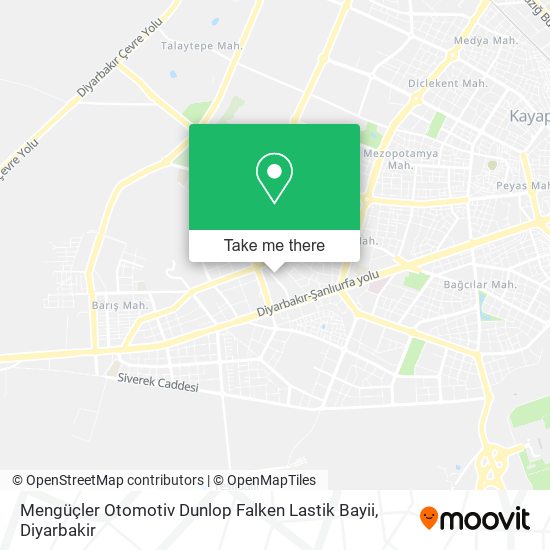 Mengüçler Otomotiv Dunlop Falken Lastik Bayii map