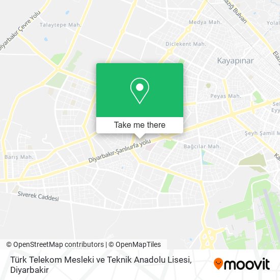Türk Telekom Mesleki ve Teknik Anadolu Lisesi map