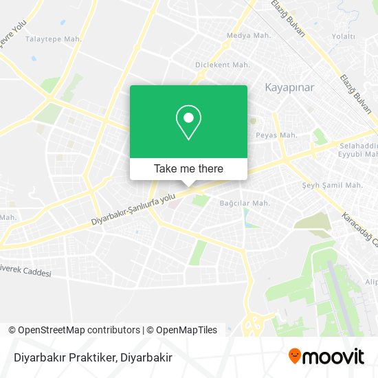 Diyarbakır Praktiker map