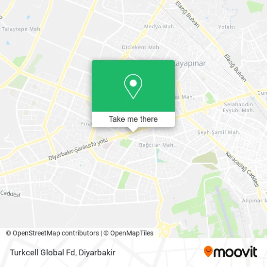 Turkcell Global Fd map