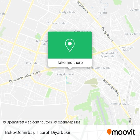Beko-Demirbaş Ticaret map