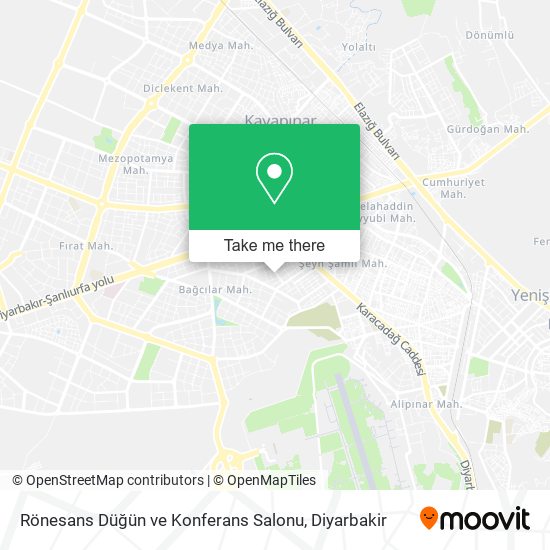 Rönesans Düğün ve Konferans Salonu map
