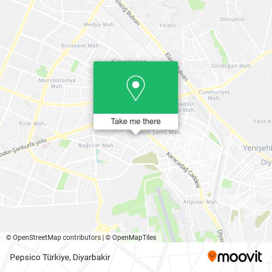 Pepsico Türkiye map