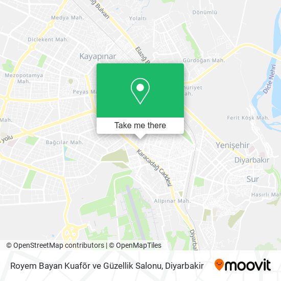 Royem Bayan Kuafõr ve Güzellik Salonu map