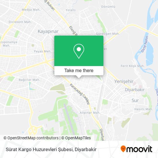 Sürat Kargo Huzurevleri Şubesi map
