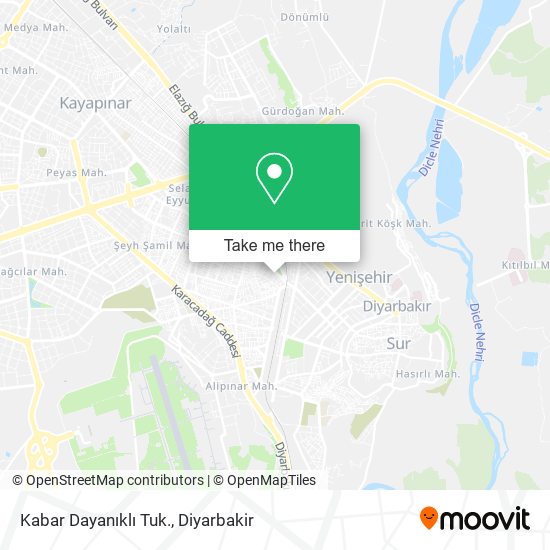 Kabar Dayanıklı Tuk. map