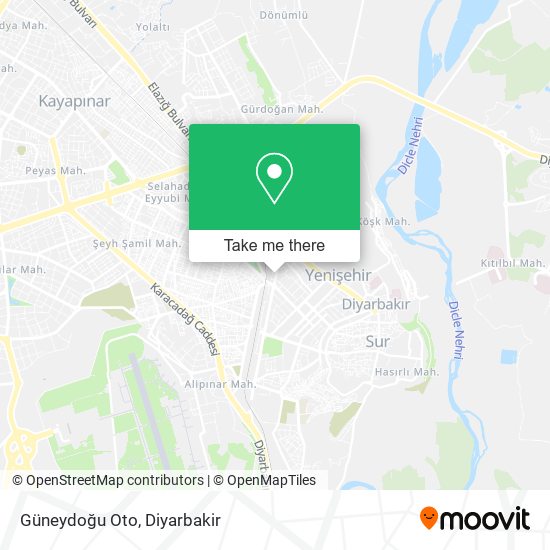 Güneydoğu Oto map