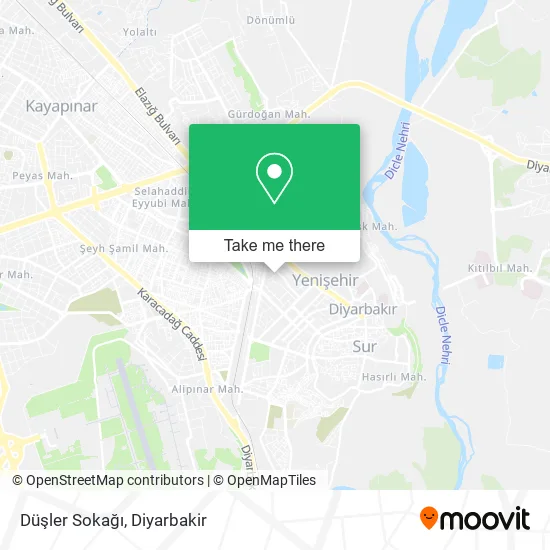 Düşler Sokağı map