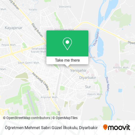 Öğretmen Mehmet Sabri Güzel İlkokulu map