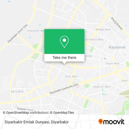 Diyarbakir Emlak Dunyasi map