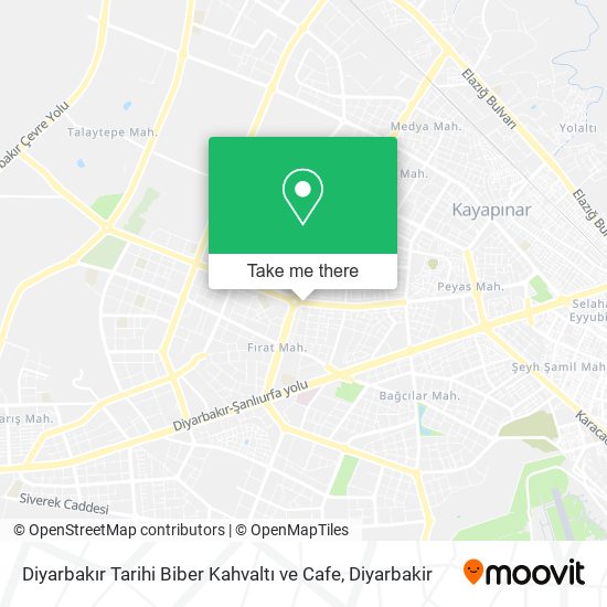 Diyarbakır Tarihi Biber Kahvaltı ve Cafe map