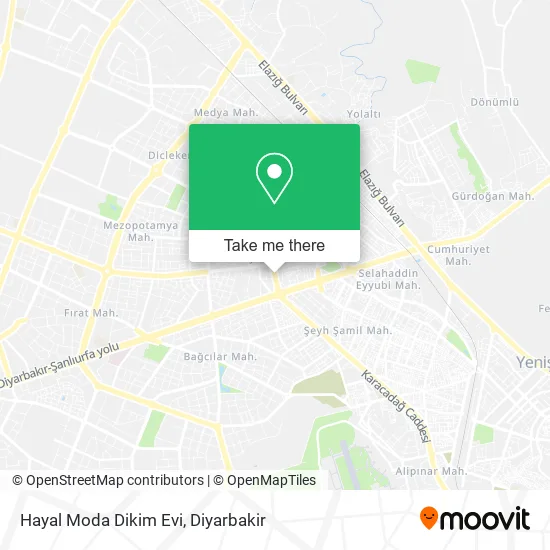 Hayal Moda Dikim Evi map