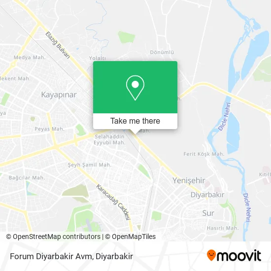 Forum Diyarbakir Avm map
