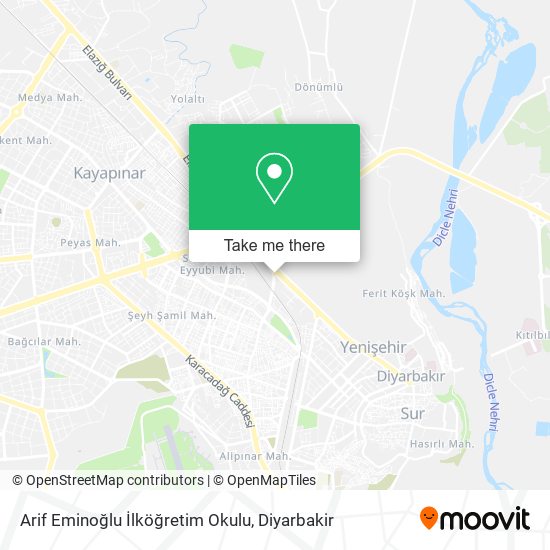 Arif Eminoğlu İlköğretim Okulu map