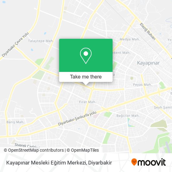 Kayapınar Mesleki Eğitim Merkezi map