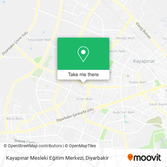 Kayapınar Mesleki Eğitim Merkezi map