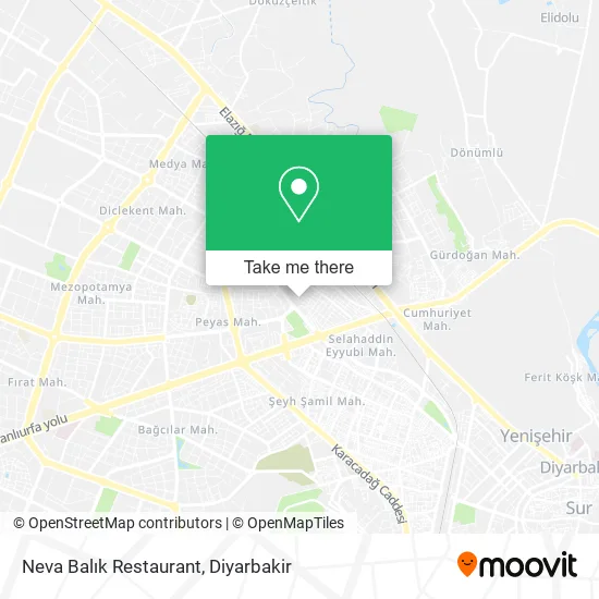 Neva Balık Restaurant map