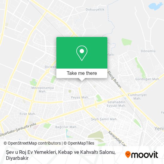 Şev u Roj Ev Yemekleri, Kebap ve Kahvaltı Salonu map