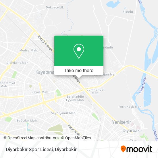 Diyarbakır Spor Lisesi map