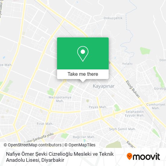 Nafiye Ömer Şevki Cizrelioğlu Mesleki ve Teknik Anadolu Lisesi map