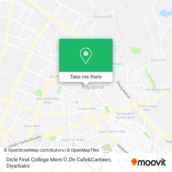Dicle Fırat College Mem Û Zîn Cafe&Canteen map