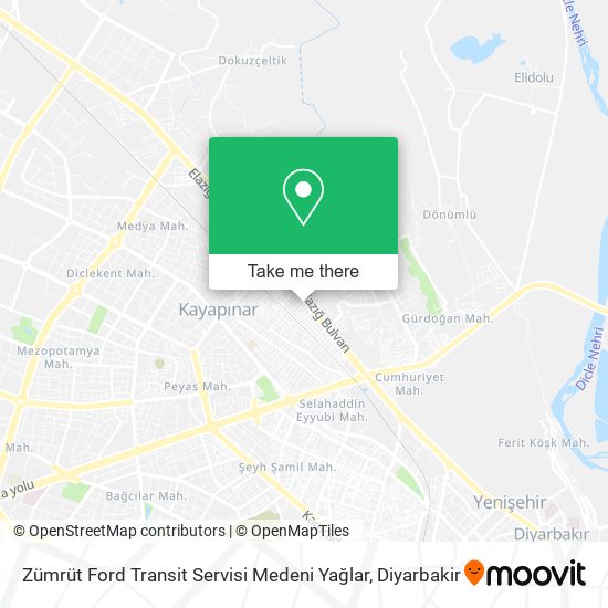 Zümrüt Ford Transit Servisi Medeni Yağlar map