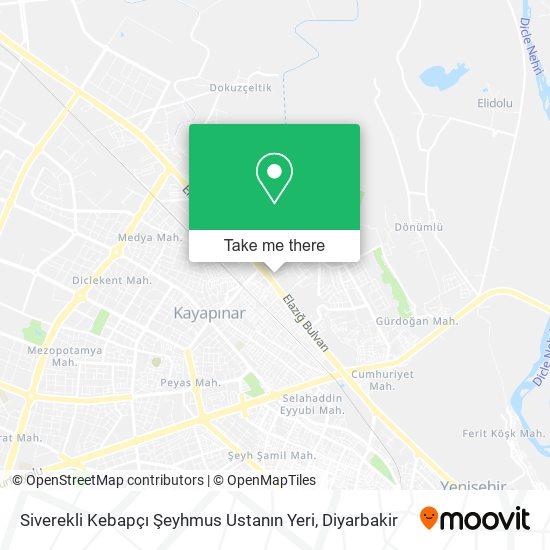 Siverekli Kebapçı Şeyhmus Ustanın Yeri map