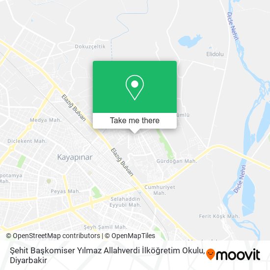 Şehit Başkomiser Yılmaz Allahverdi İlköğretim Okulu map