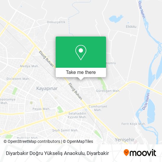 Diyarbakır Doğru Yükseliş Anaokulu map