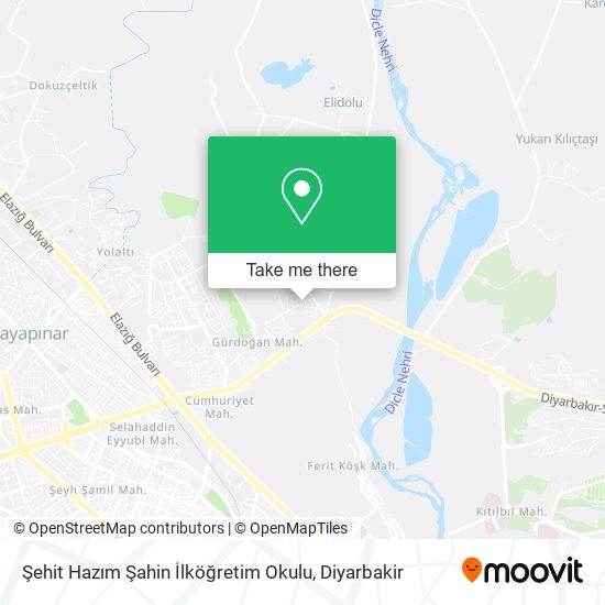 Şehit Hazım Şahin İlköğretim Okulu map