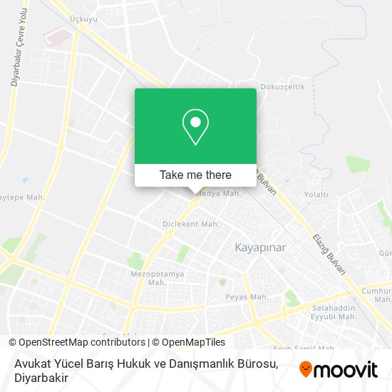 Avukat Yücel Barış Hukuk ve Danışmanlık Bürosu map