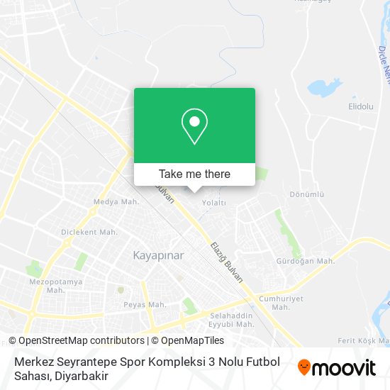 Merkez Seyrantepe Spor Kompleksi 3 Nolu Futbol Sahası map