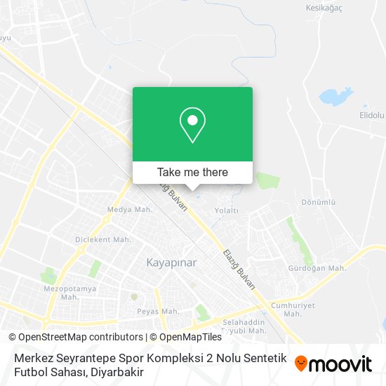 Merkez Seyrantepe Spor Kompleksi 2 Nolu Sentetik Futbol Sahası map