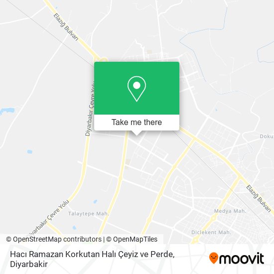 Hacı Ramazan Korkutan Halı Çeyiz ve Perde map