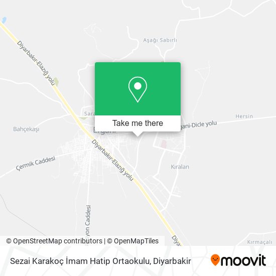 Sezai Karakoç İmam Hatip Ortaokulu map