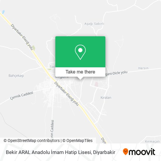 Bekir ARAL Anadolu İmam Hatip Lisesi map